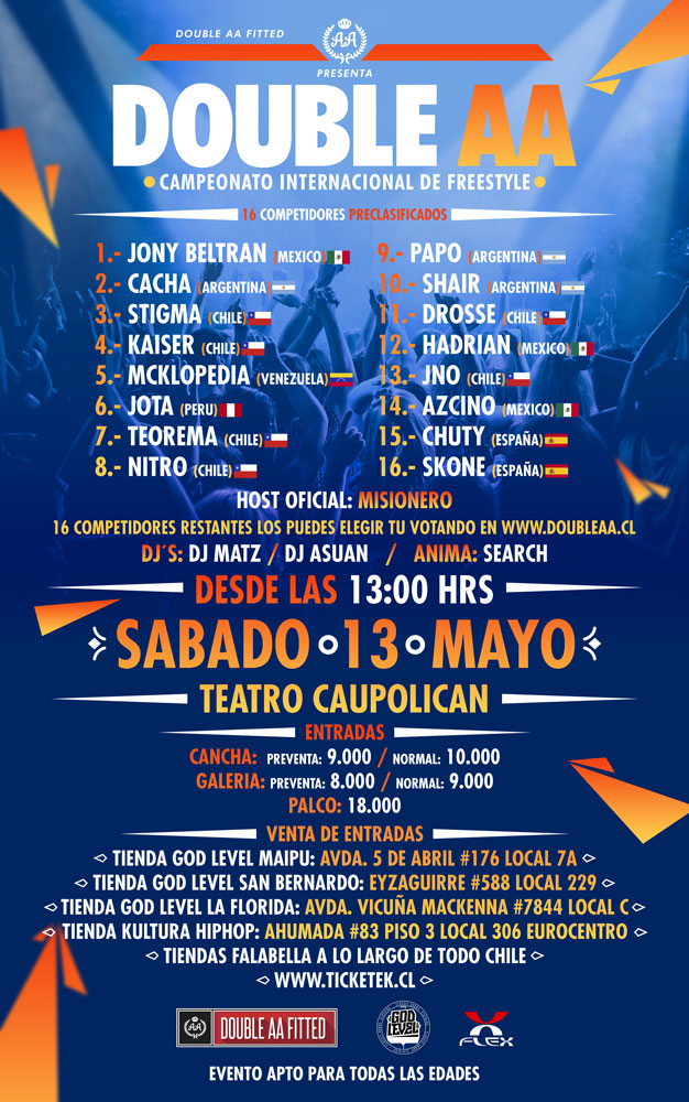 Primer Campeonato Internacional de Freestyle en Chile