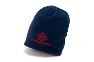 Gorro de Lana ~ Beanie ~ Double AA ~ Dark Blue ~ Wine Red