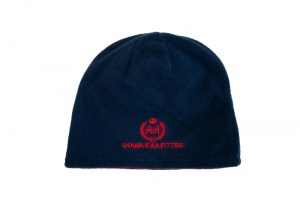 Gorro de Lana ~ Beanie ~ Double AA ~ Dark Blue ~ Wine Red