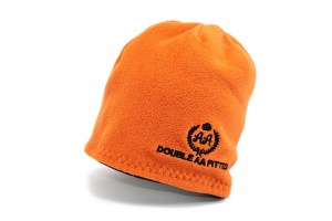 Gorro de Lana ~ Beanie ~ Double AA ~ Black ~ Orange