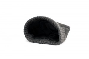 Gorro de Lana ~ Grey Wool Beanie ~ Double AA ~ Grey