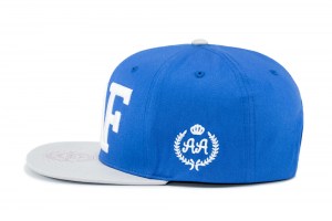 Snapback ~ DAF - Blue - Light Grey ~ Left