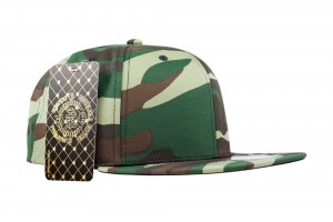 Snapback - Double AA - Sin Bordado - Militar Green Pattern - Front