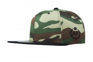 Snapback - Double AA - Sin Bordado - Militar - Black - Left
